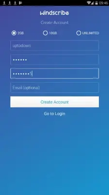 Windscribe android App screenshot 0